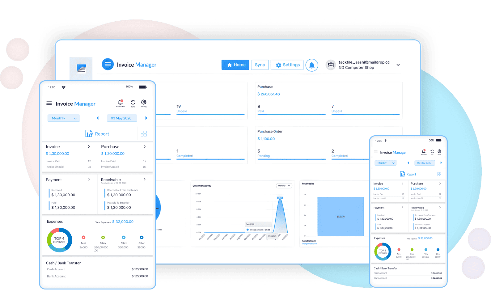 Simple invoice manager - Best invoicing & billing app
